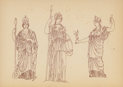 Antik Yunan Kadın Kostümü (lito) by John Moyr Smith