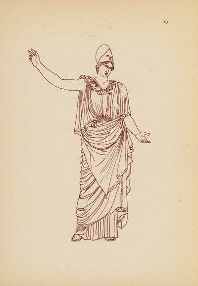 Antik Yunan Kadın Kostümü (lito) by John Moyr Smith