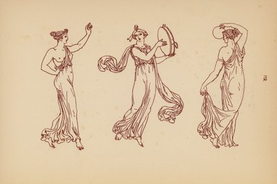 Antik Yunan Kadın Kostümü (lito) by John Moyr Smith
