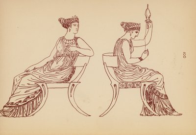 Antik Yunan Kadın Kostümü (lito) by John Moyr Smith