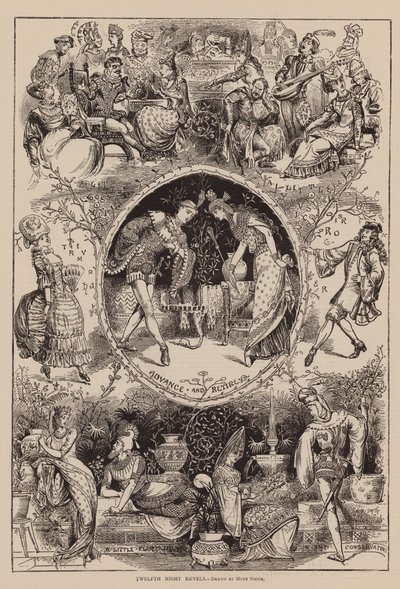On İkinci Gece Eğlenceleri (gravür) by John Moyr Smith