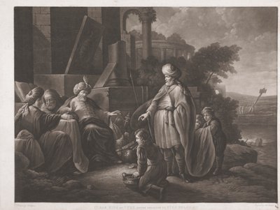 Tire Kralı Hiram, Kral Süleyman'a Hediyeler Gönderiyor by John Murphy