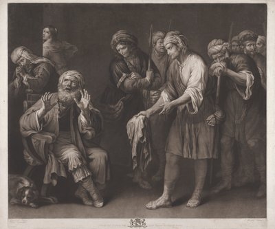 Joseph'in Kardeşleri Kanlı Paltosunu Gösteriyor by John Murphy