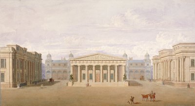 Trafalgar Meydanı, Westminster, Londra, 1828 by John Nash