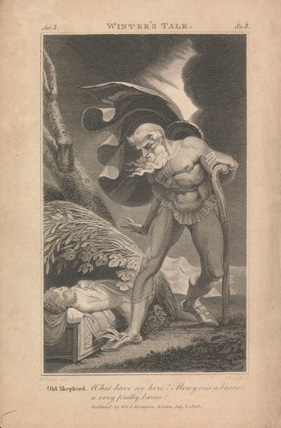Kış Masalı, 3. Perde, 3. Sahne by John Neagle