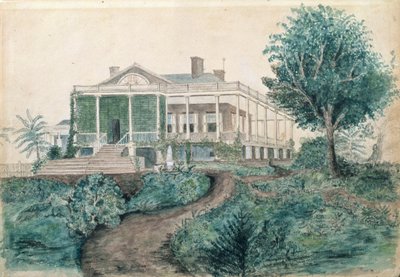 The Inman Homestead (kağıt üzerinde wc) by John OBrian Inman