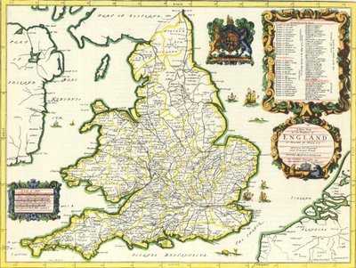 Britanya Atlası, 1675 by John Ogilby