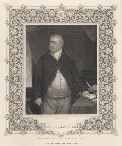 Charles James Fox (gravür) by John Opie