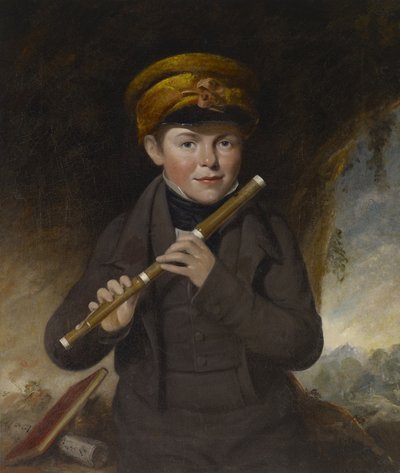 John Gurney, Küçük Flüt Çalan, 1800 dolayları by John Opie
