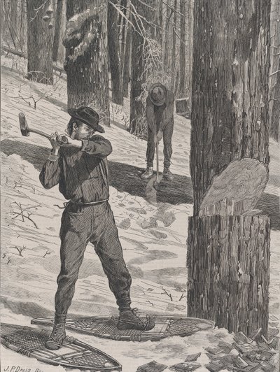 Kışın Kerestecilik Her Cumartesi, Cilt. II, Yeni Seri, 28 Ocak 1871. by John Parker Davis