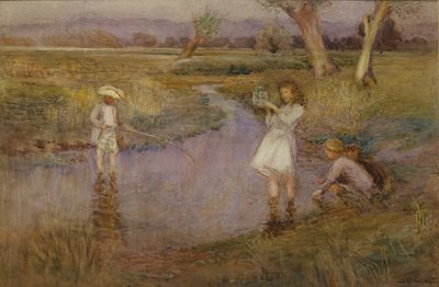 Minnows yakalamak - Town Meadows, Maidstone, Kent by John Pedder