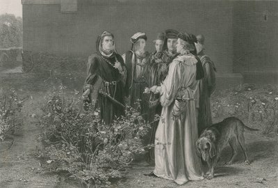 Tapınak Bahçesindeki Sahne, Kral Henry VI, Birinci Bölüm by John Pettie