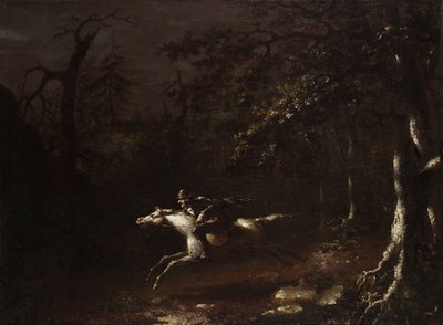 Başsız Süvariden Uçan Ichabod Turna by John Quidor