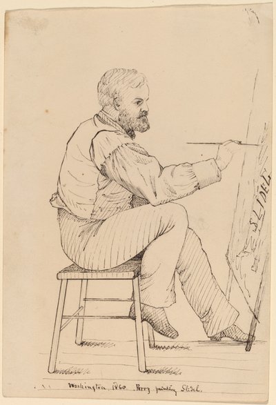 Eskiz Sınıfı Serisi - E.W. Perry by John Quincy Adams Ward