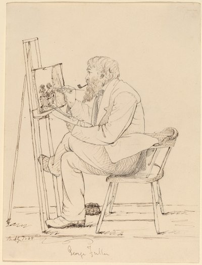 Eskiz - George Fuller by John Quincy Adams Ward