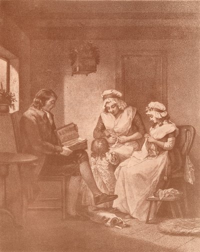 Aile İçi Mutluluk, Ailesiyle Laetitia, 1789 by John Raphael Smith
