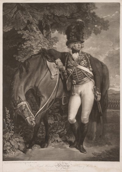 George, Galler Prensi, 1792. by John Raphael Smith