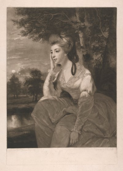 Sayın Bayan Stanhope by John Raphael Smith