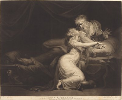 Lear ve Cordelia, 1784. by John Raphael Smith