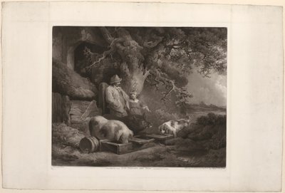 Köylü ve Domuzlar by John Raphael Smith