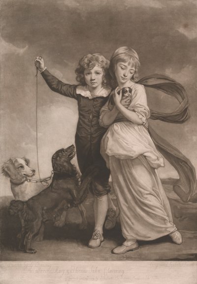 Clavering Çocuklar by John Raphael Smith