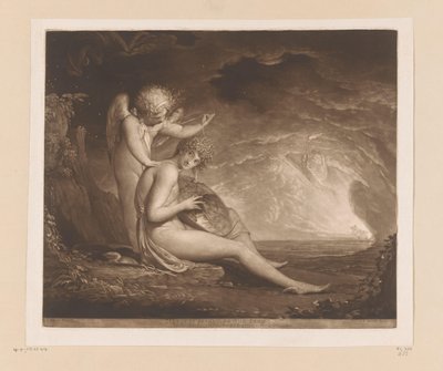 Merkür tarafından lirin icadı Merkür liri icat ediyor (nesne üzerindeki başlık) by John Raphael Smith