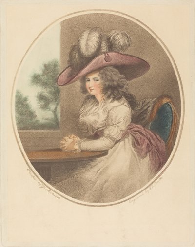 Anne Ward Morland (Şehirdeki Delia) by John Raphael Smith after George Morland