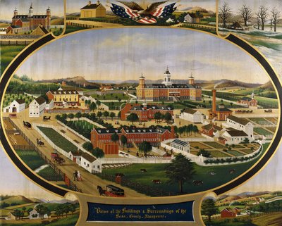 Berks County İmaret Evi Binaları ve Çevresinden Görünümler, by John Rasmussen