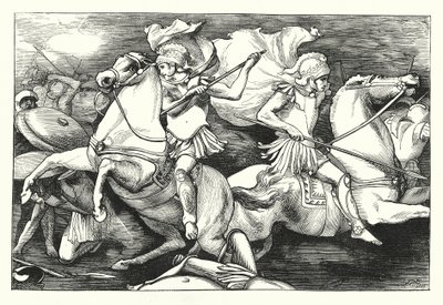 Büyük İkiz Kardeşler (gravür) by John Reinhard Weguelin