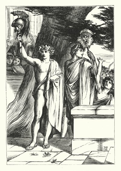 İkizler (gravür) by John Reinhard Weguelin