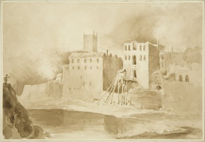 Darphanenin Arkası (şimdi St Peter Hastanesi) by John Reverend Eden