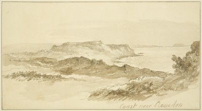 Clevedon yakınlarındaki sahil by John Reverend Eden