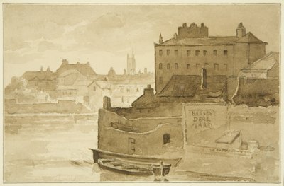 Yüzen Liman, Havşa Atında (çizim, sulu boya) by John Reverend Eden