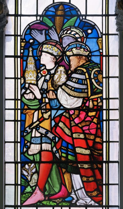 Magi hayranlığı, 1859 (vitray) by John Richard Clayton