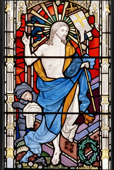 Yükselen İsa, 1862 (vitray) by John Richard Clayton