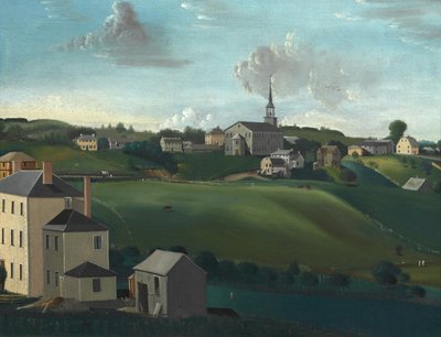 Toplantı Evi Tepesi, Roxbury, Massachusetts, 1799. by John Ritto Penniman
