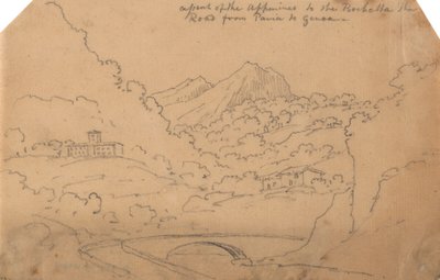 Apennin Dağları'ndan Rochetta'ya Yükseliş by John Robert Cozens