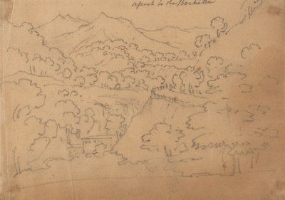 Bochetta'ya Yükseliş by John Robert Cozens