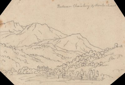 Chambery ve Montmelian Arasında by John Robert Cozens