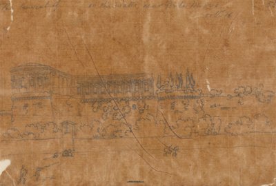 Ponte Nuovo yakınlarındaki manastır, 16 Ekim by John Robert Cozens