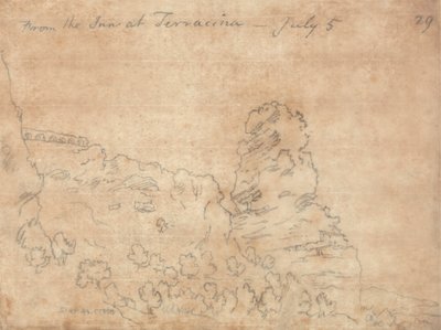 Inn at Terracina'dan by John Robert Cozens