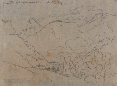 Büyük Chartreuse, 24 Ekim by John Robert Cozens