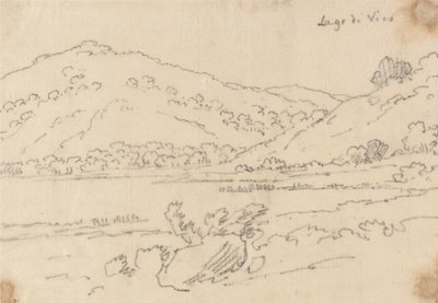 Vico gölü by John Robert Cozens