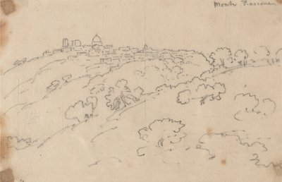 Fiascone Dağı by John Robert Cozens