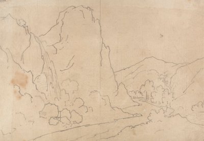 Schönberg yakınlarında by John Robert Cozens