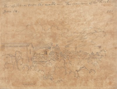 Duvarlardan Padua'nın bir parçası by John Robert Cozens