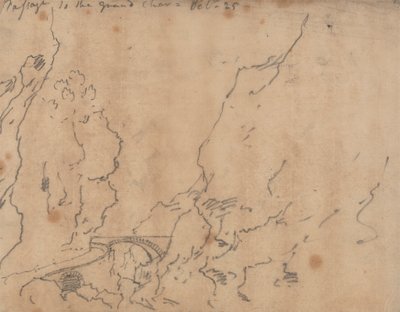Grand Chartreuse'a geçiş by John Robert Cozens