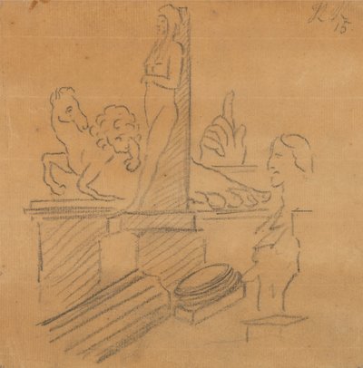Heykeller ve Harabeler by John Robert Cozens
