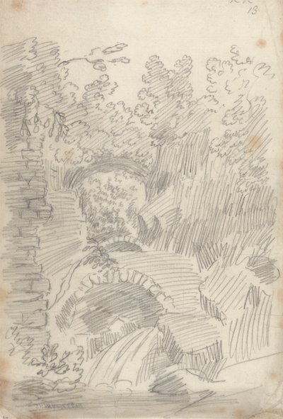 Terrano Köprüsü, Civita Castellana by John Robert Cozens