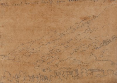 Vietri'den Amalfi'ye Doğru Sahil, 19 Eylül by John Robert Cozens